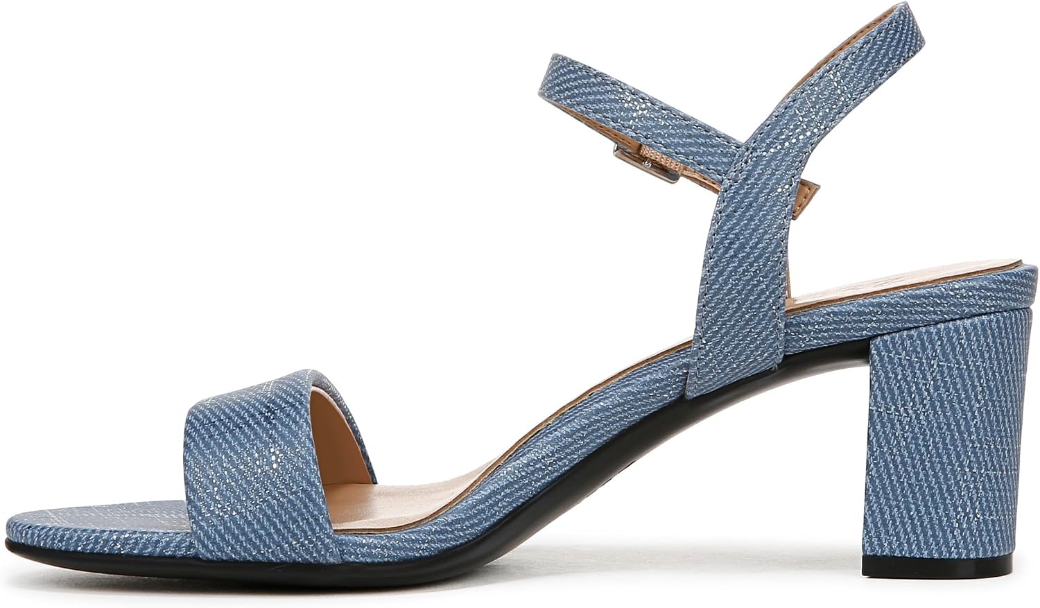 image:imageNaturalizer Womens Bristol SandalDenim Blue Metallic Twill