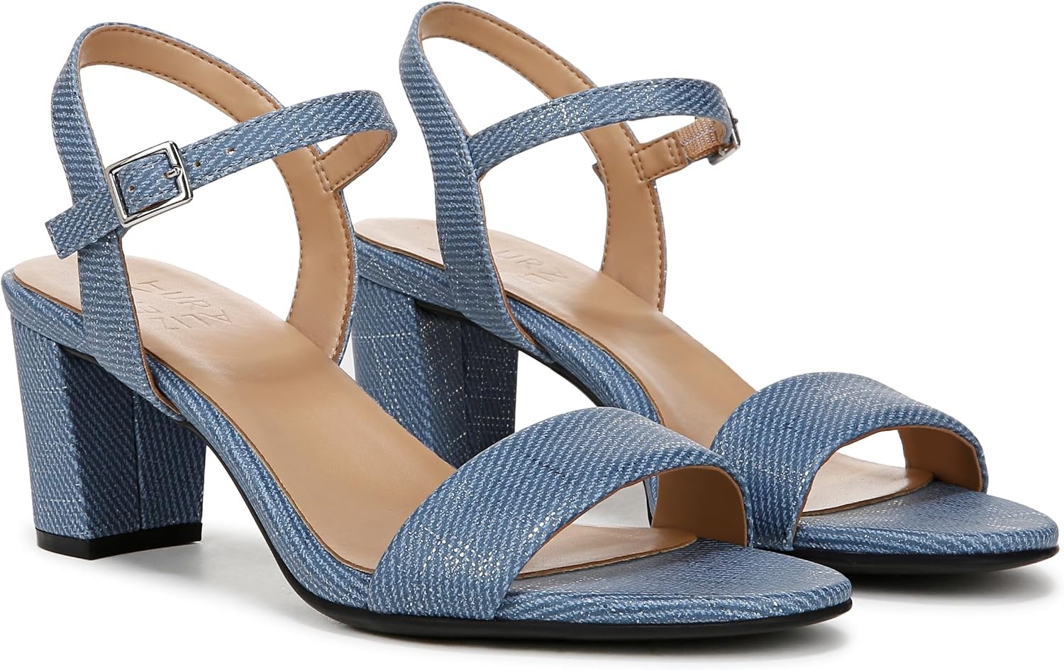 image:imageNaturalizer Womens Bristol SandalDenim Blue Metallic Twill