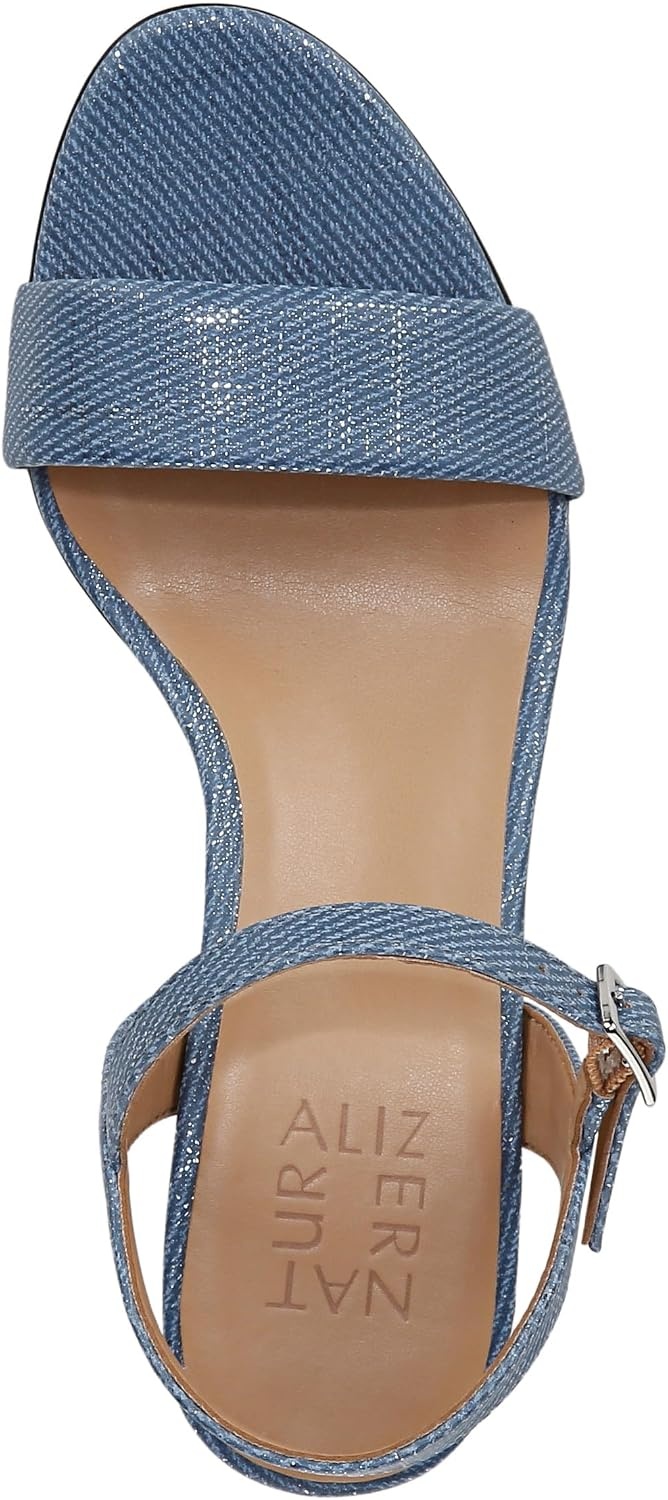 image:imageNaturalizer Womens Bristol SandalDenim Blue Metallic Twill