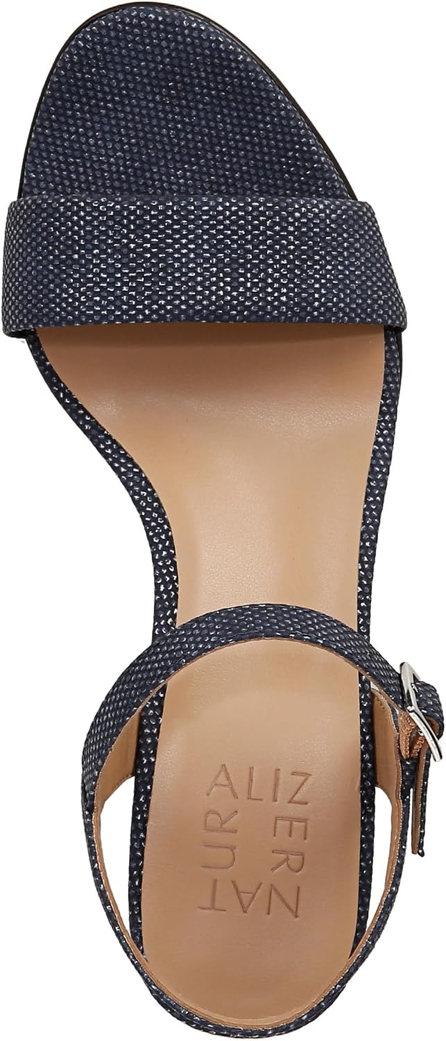 image:imageNaturalizer Womens Bristol SandalNavy Blue Textured Metallic