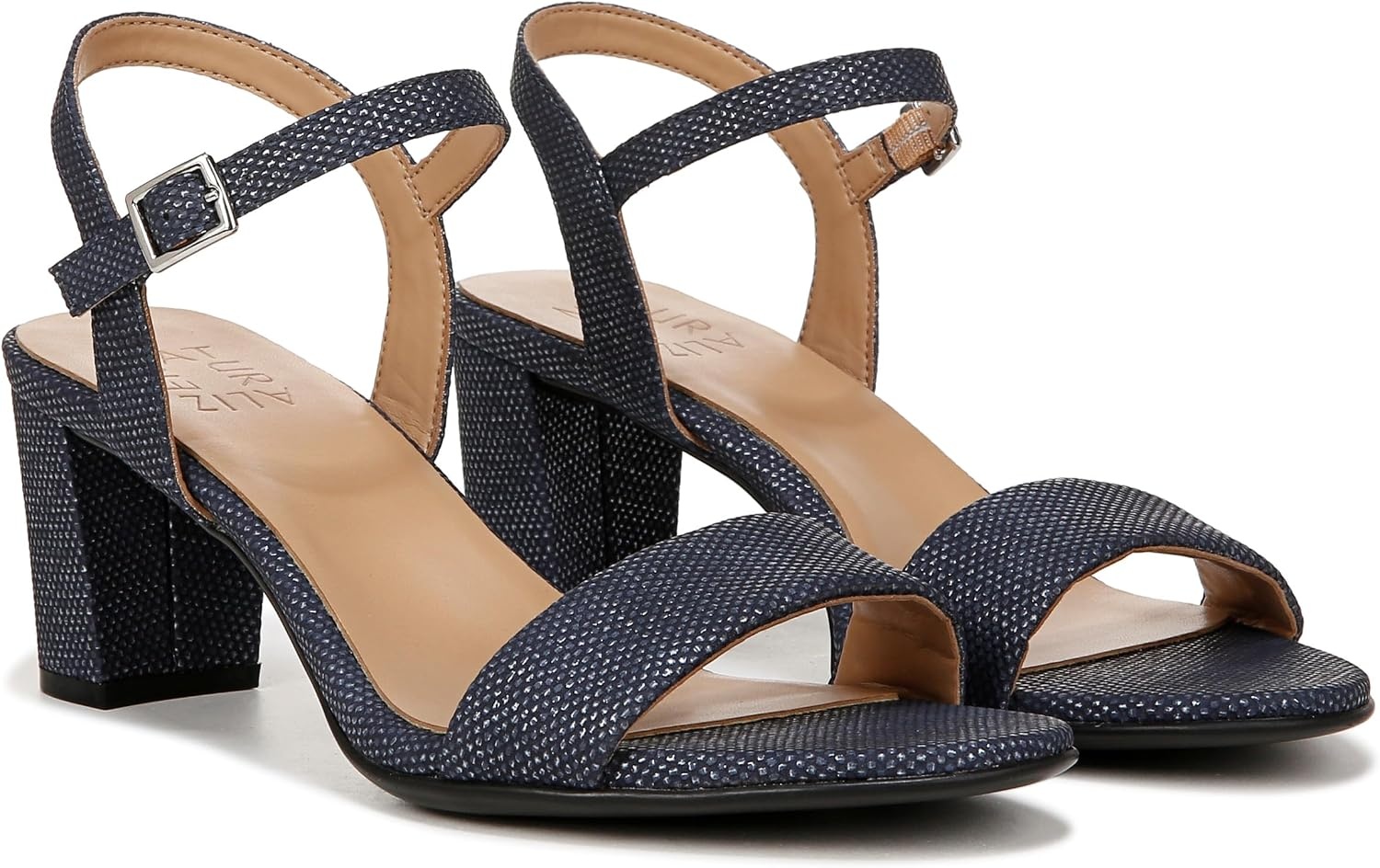 image:imageNaturalizer Womens Bristol SandalNavy Blue Textured Metallic