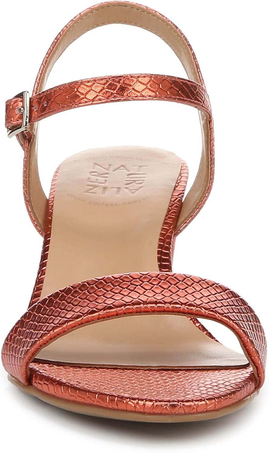 image:imageNaturalizer Womens Bristol SandalOrange Metallic Snake