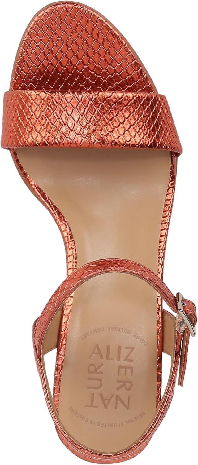 image:imageNaturalizer Womens Bristol SandalOrange Metallic Snake