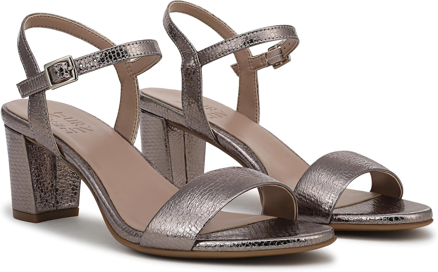 image:imageNaturalizer Womens Bristol SandalPatina Pewter Faux Leather