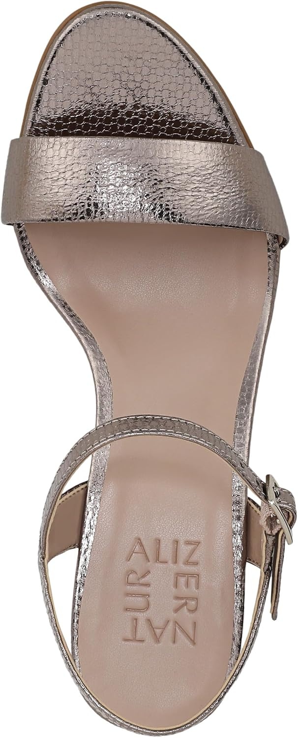 image:imageNaturalizer Womens Bristol SandalPatina Pewter Faux Leather