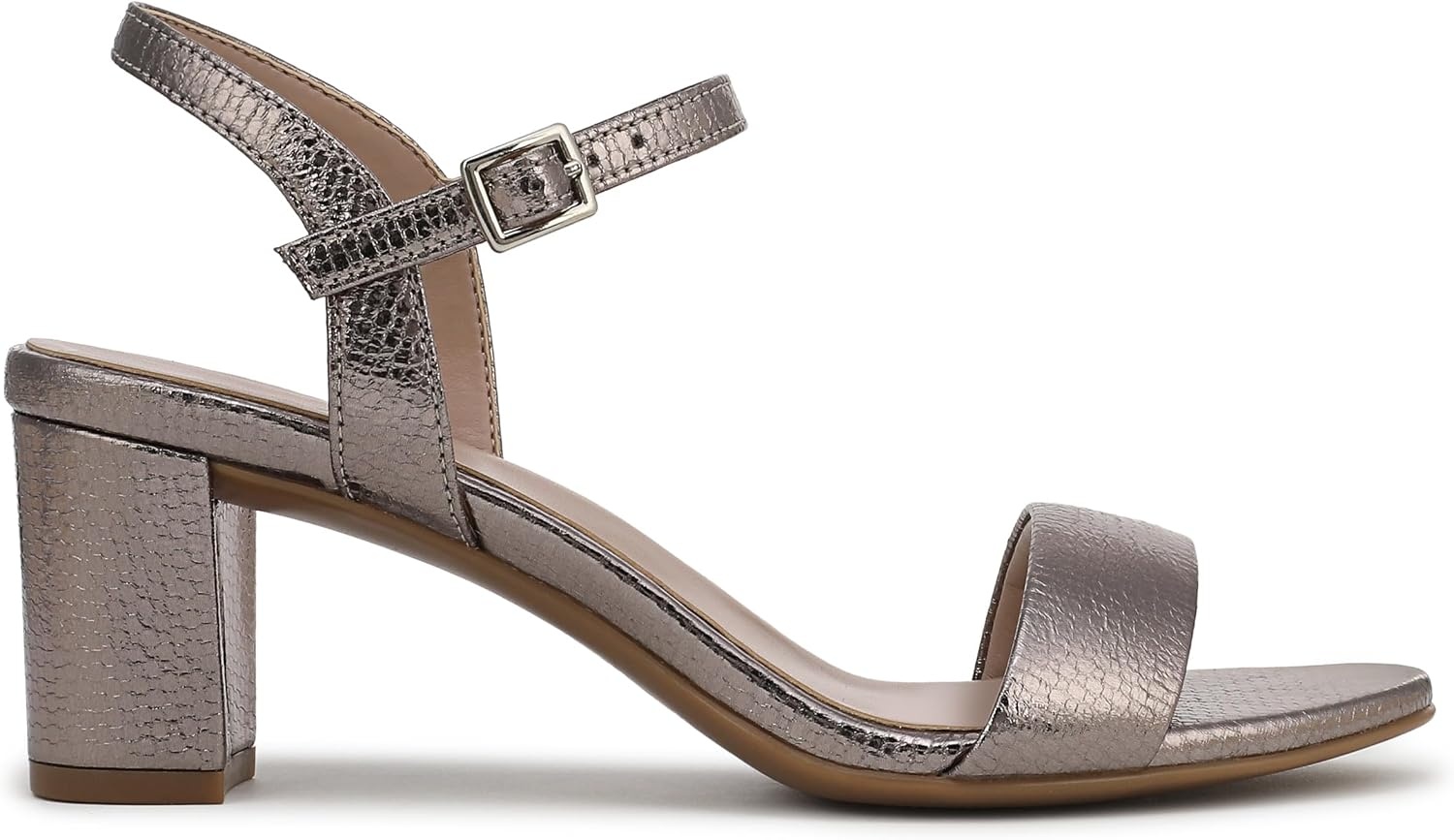 image:imageNaturalizer Womens Bristol SandalPatina Pewter Faux Leather