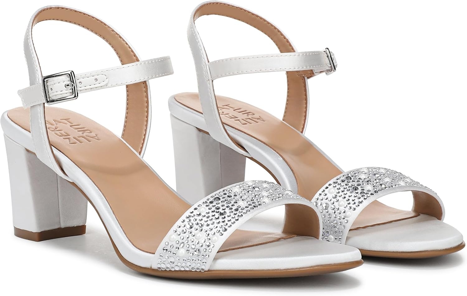 image:imageNaturalizer Womens Bristol SandalPearl White SatinPearls