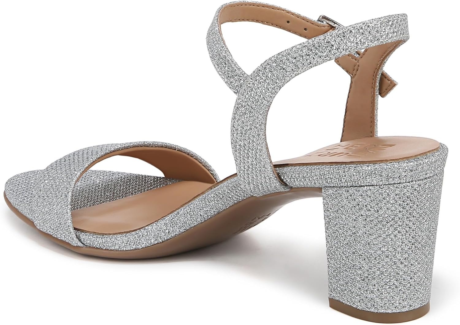 image:imageNaturalizer Womens Bristol SandalSilver Metallic Fabric