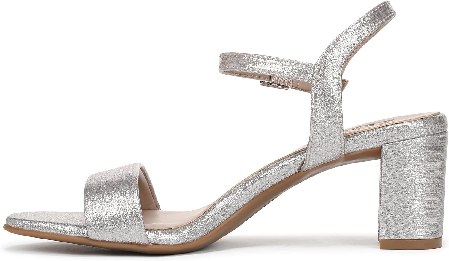 image:imageNaturalizer Womens Bristol SandalSoft Silver Metallic Linen