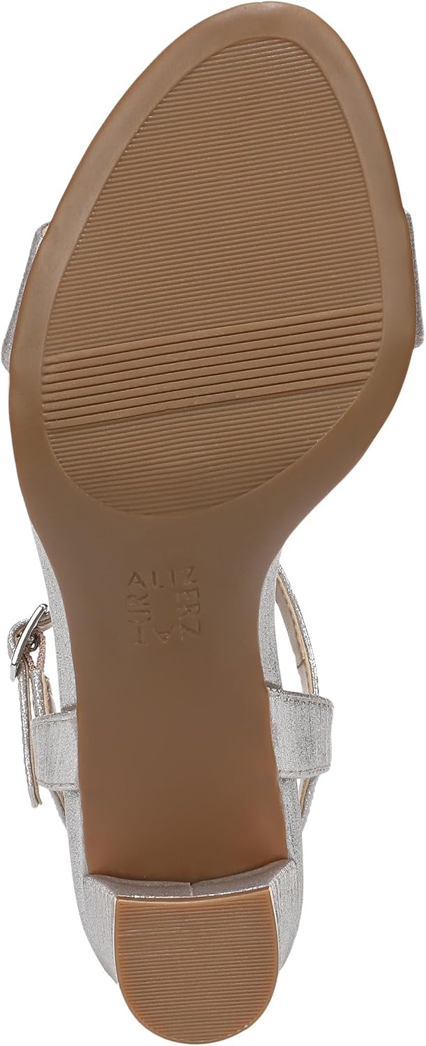 image:imageNaturalizer Womens Bristol SandalSoft Silver Metallic Linen
