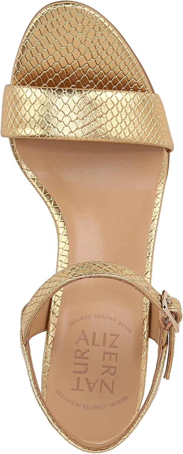 image:imageNaturalizer Womens Bristol SandalYellow Metallic Snake