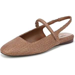 Naturalizer Womens Connie(Walnut Brown Faux Raffia)